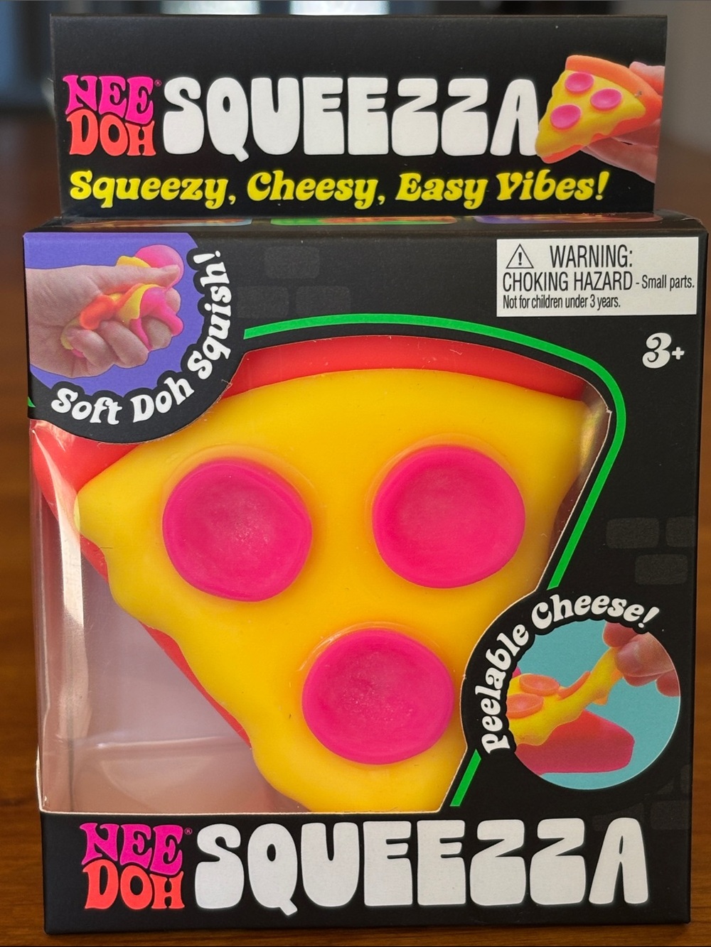 NEEDOH SQUEEZZA SCHYLLING SQUISHY PIZZA RARE VIRAL SENSORY TOY FUN SATISFYING 🍕